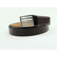 Reversible leather belt custom belt buckle